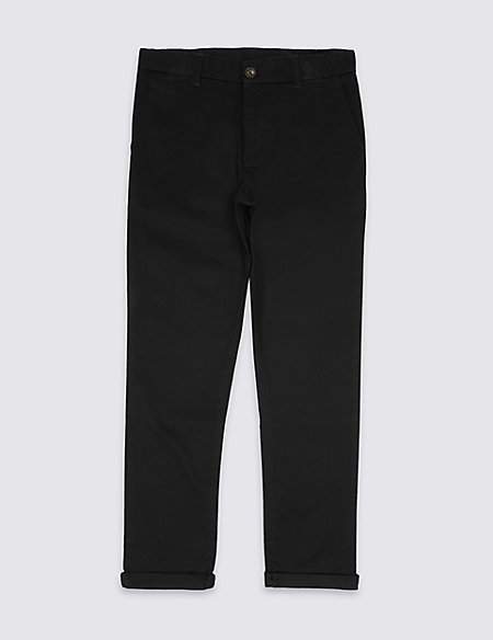 PLUS Cotton Chinos with Stretch (3-16 Years)