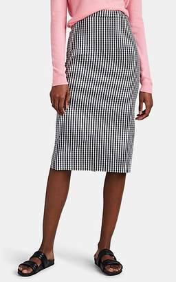 Barneys New York Women's Gingham Cotton Pencil Skirt - Wht.&blk. Barneys New York Women's Gingham Cotton Pencil Skirt - Wht.&blk.