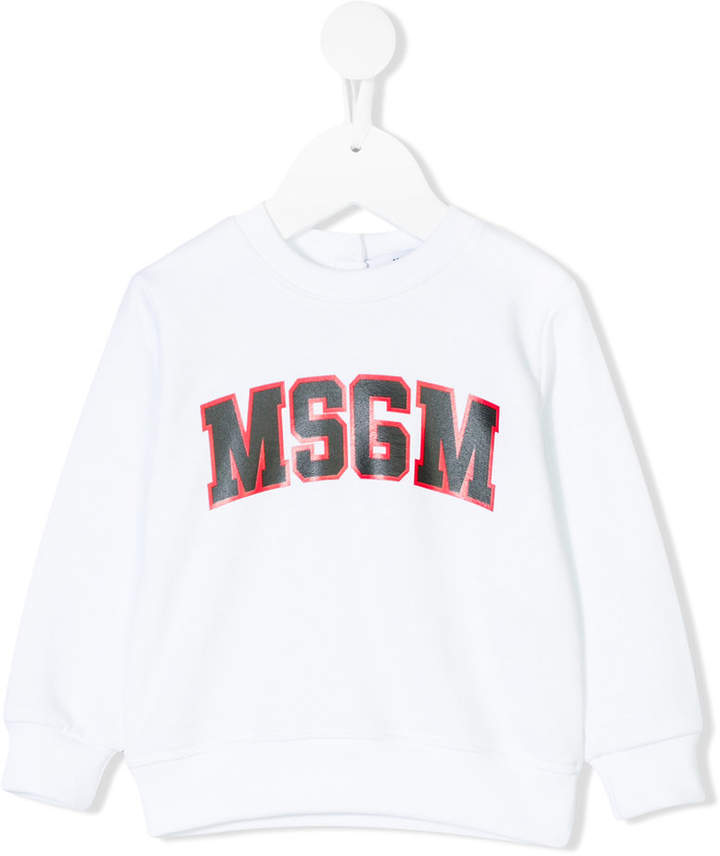 logo print sweatshirt