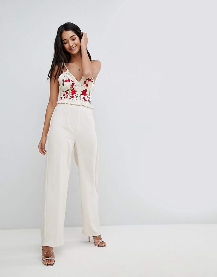 Hope and Ivy Hope & Ivy – Bestickter Jumpsuit