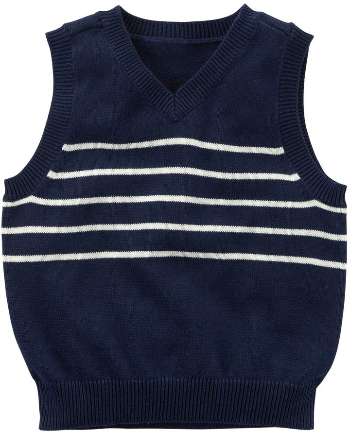 Toddler Boy Striped Sweater Vest