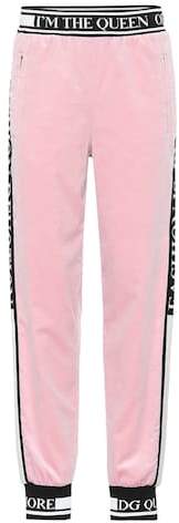 Stretch cotton trackpants