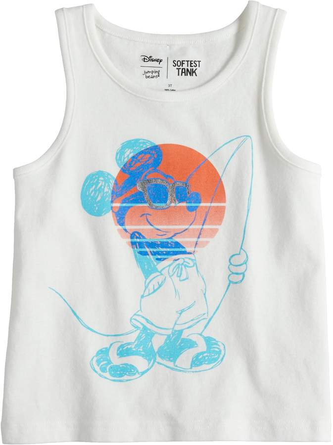 Disneyjumping Beans Disney's Mickey Mouse Toddler Boy Surfing Softest Tank Top by Jumping Beans