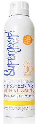 Supergoop! Antioxidant-Infused Sunscreen Mist with Vitamin C SPF 30, 6 oz.