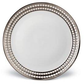 Perlee Porcelain and Platinum Dinner Plate