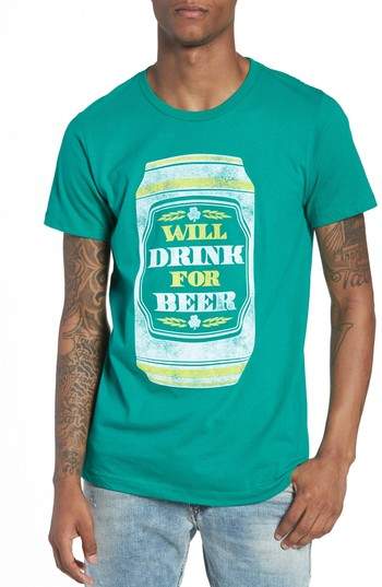 The Rail Will Drink for Beer Graphic T-Shirt