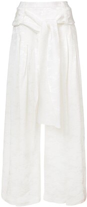 Rosie Assoulin pleated wide leg trousers