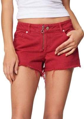 DL Renee Mid-Rise Cut Off Denim Shorts