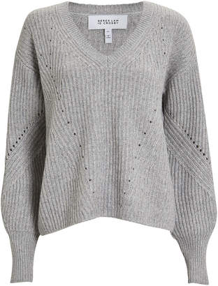 Derek Lam 10 Crosby Wool & Cashmere V-Neck Sweater Derek Lam 10 Crosby Wool & Cashmere V-Neck Sweater