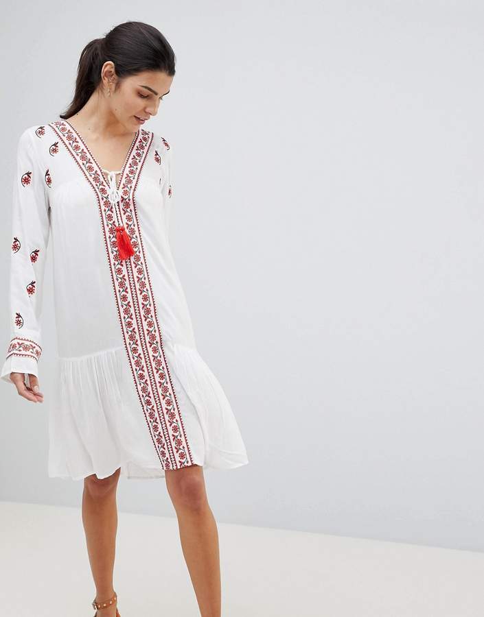 Anmol Embroidered Beach Cover Up