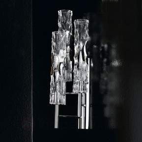 Dreiflammige Designer-Wandleuchte Bamboo