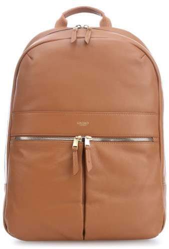 Mayfair Luxe Beaux 14'' Laptop-Rucksack fein genarbtes Rindsleder karamellbraun