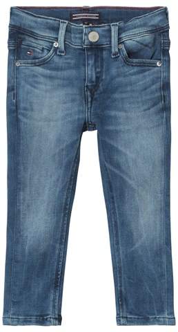 Blue Mid Wash Simon Skinny Jeans
