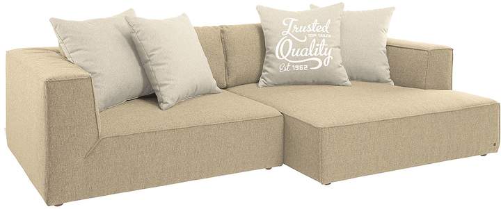 Ecksofa Big Cube Strukturstoff