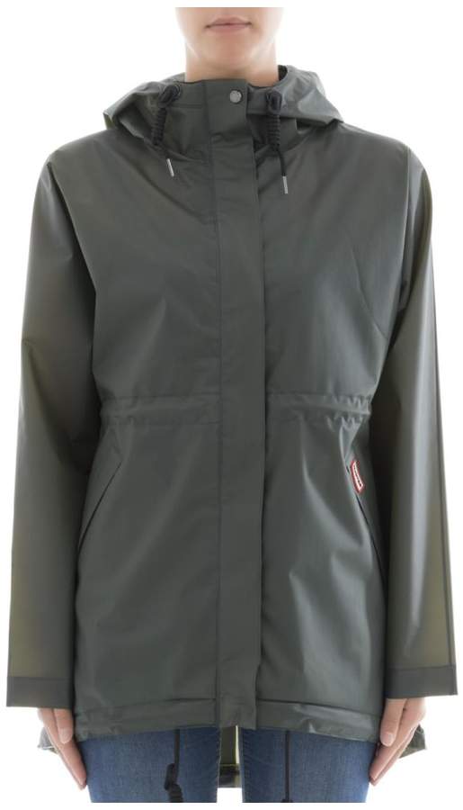 Green Polyurethane Anorak