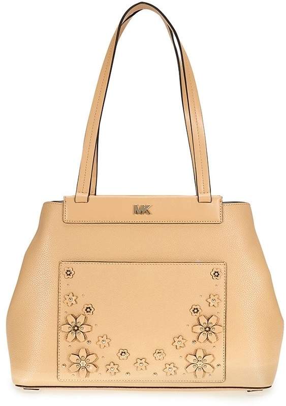 Michael Kors Meredith Medium Leather Tote- Butternut - ONE COLOR - STYLE