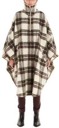 Etoile Isabel Marant Checkered Cape Coat