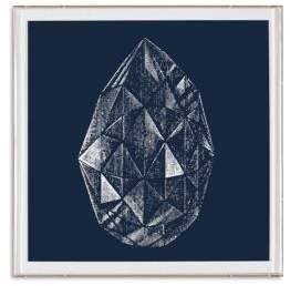 Natural Curiosities Framed Marquise-Shaped Diamond Print