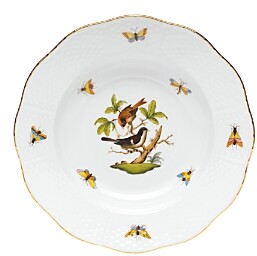 Rothschild Bird Rimmed Soup Bowl, Motif #4