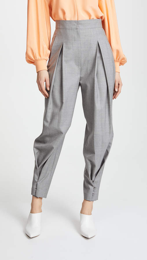 pushBUTTON High Waist Trousers