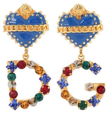 Clip-Ohrringe mit Kristallsteinen