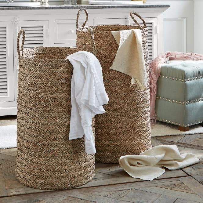 LOBERON Wäschekorb 2er Set Oakdale