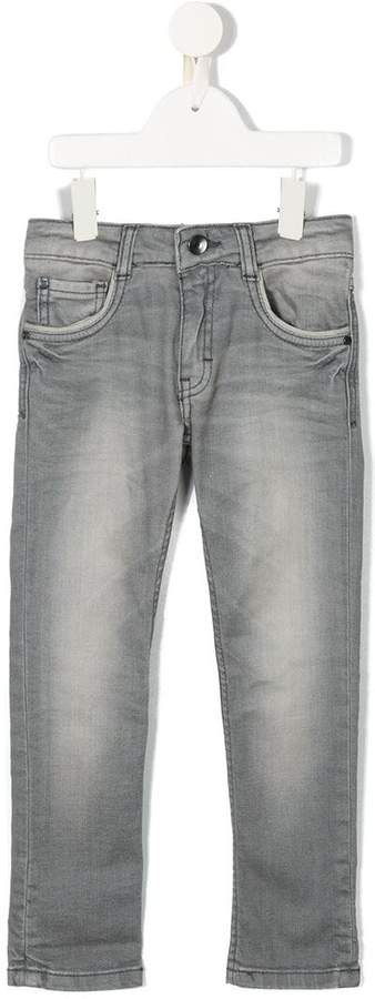 Boss Kids washed slim-fit jeans