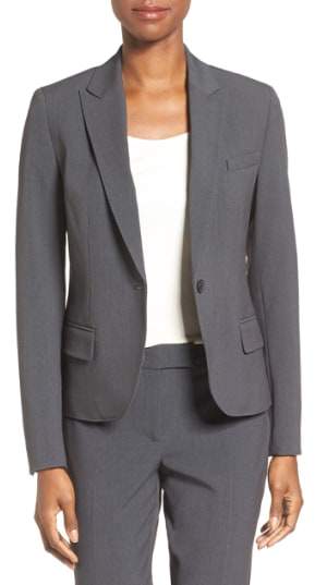 One-Button Suit Jacket