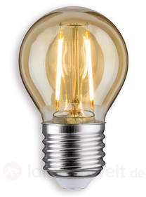 E27 2,5W 825 LED-Tropfenlampe gold