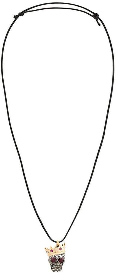 Gavello Halskette mit 18kt Gelbgoldanhänger und Diamanten