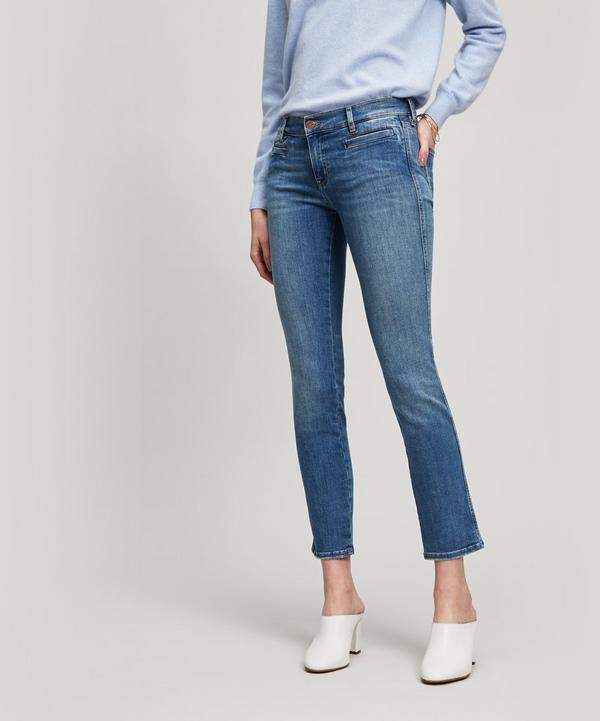 Paris Mid-Rise Crop Jeans
