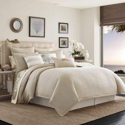 Shoreline California King Comforter Set in Light Brown