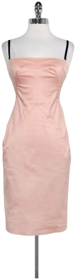 Blush Pink Fitted Dress