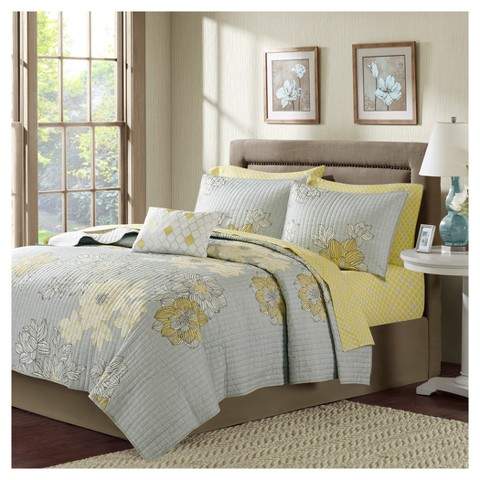 Gray Cornell Printer Quilt Set