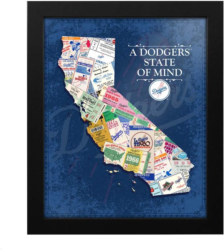 Kohl's Los Angeles Dodgers State of Mind Framed Wall Art