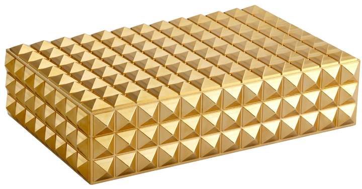 Medium Pyramid Gold-Plated Box