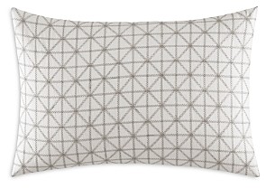 Geometric Stitched Squares Decorative Pillow, 15 x 22