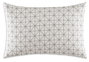 Geometric Stitched Squares Decorative Pillow, 15 x 22