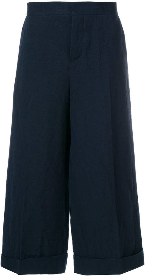 tailored culotte trousers