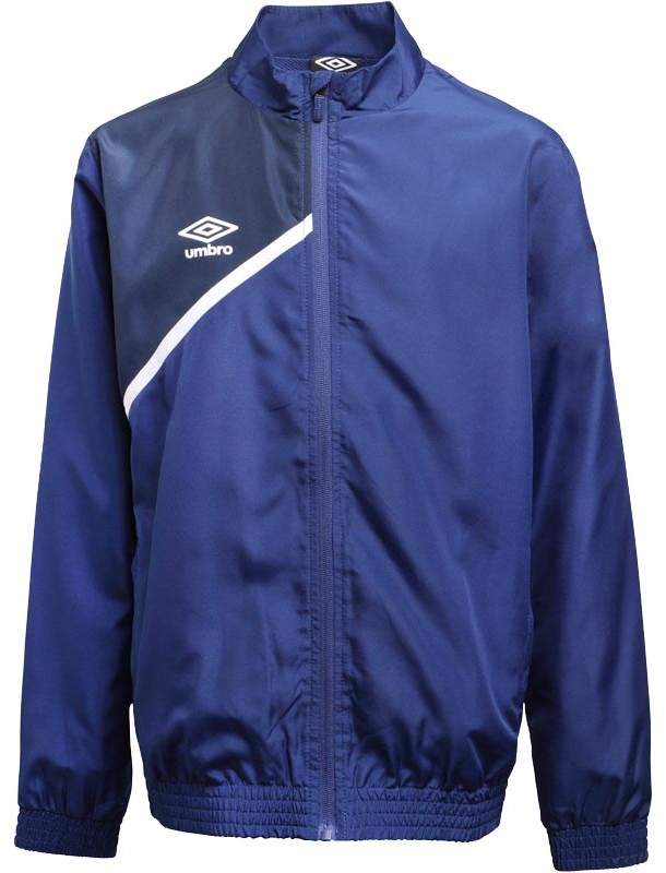 Junior Boys Teamwear Woven Training Jacket Blueprint/Dark Navy/White