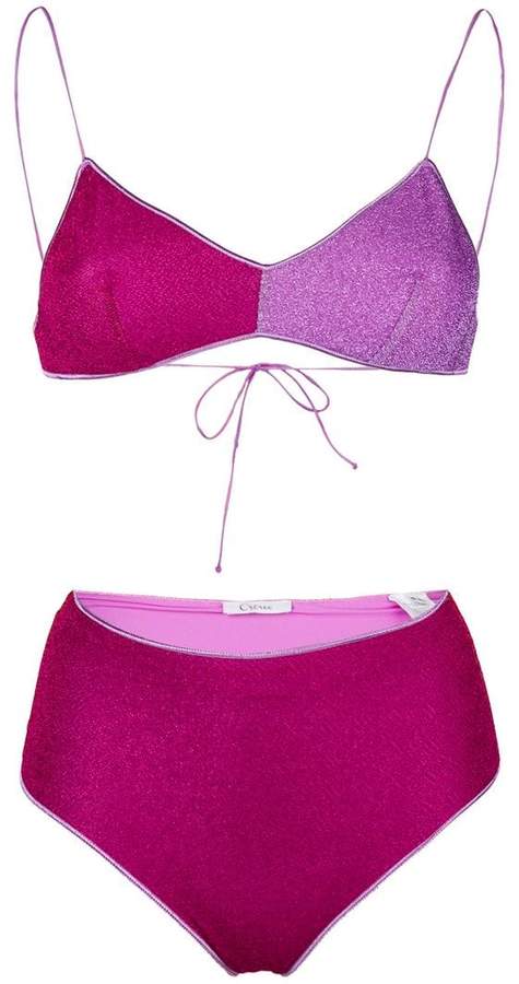 Oseree high rise bikini set