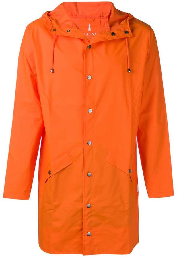 water-resistant hooded coat