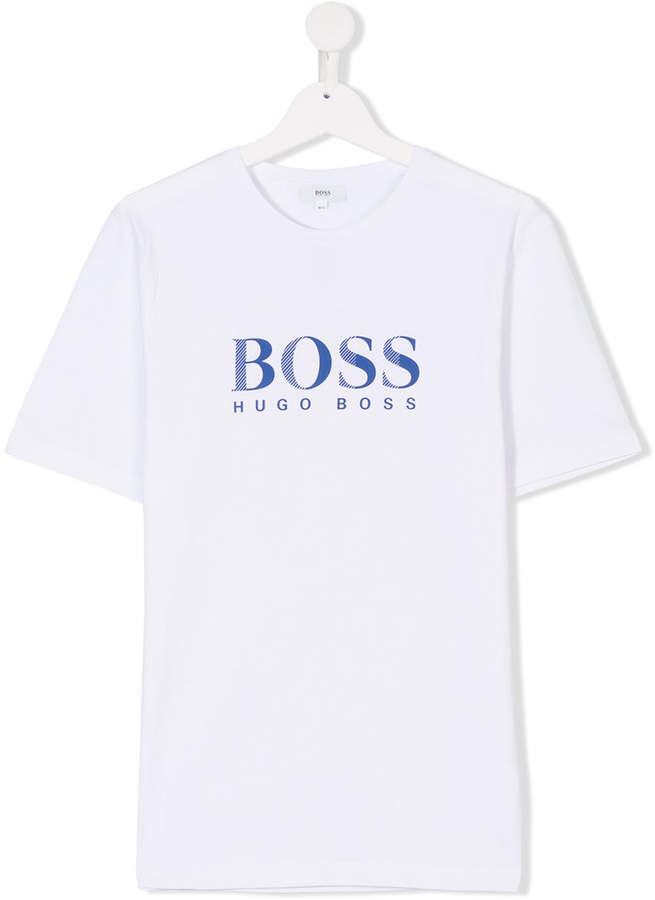 Boss Kids TEEN logo print T-shirt
