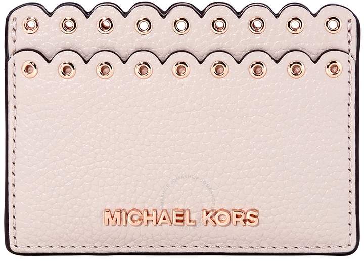Michael Kors Money Pieces Card Holder- Soft Pink - ONE COLOR - STYLE