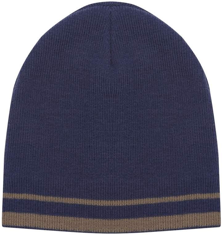 Thinsulate stripe beanie hat