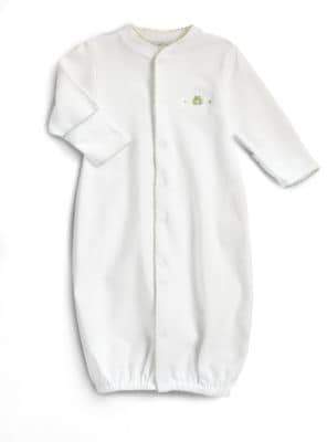Baby's Embroidered Frog Converter Gown
