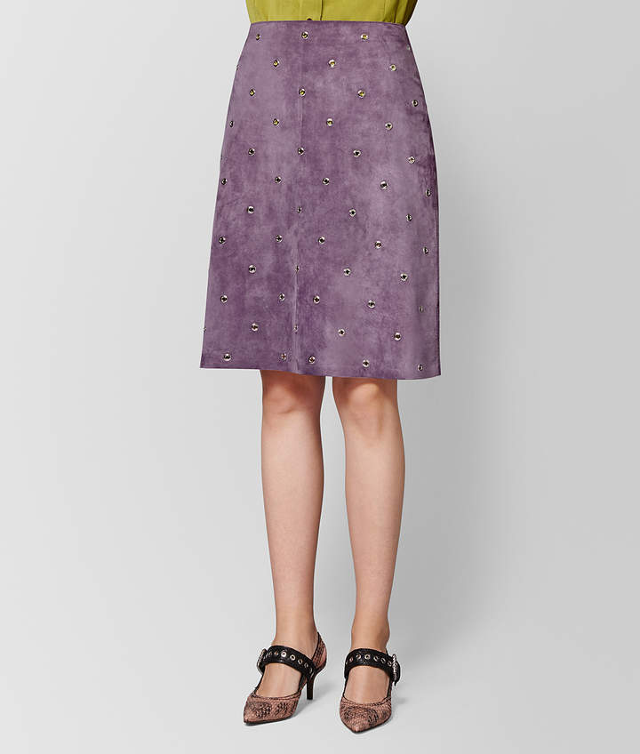 LILAC SUEDE SKIRT