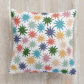Twinkle Happy Stars Square Pillow