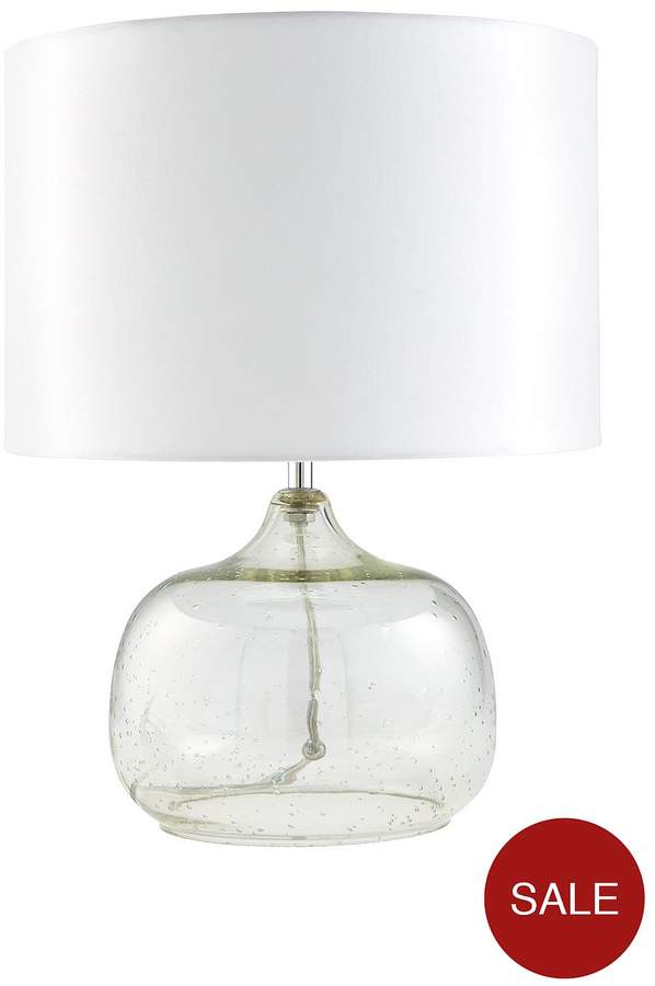 Sophia Aqua Bubble Glass Table Lamp