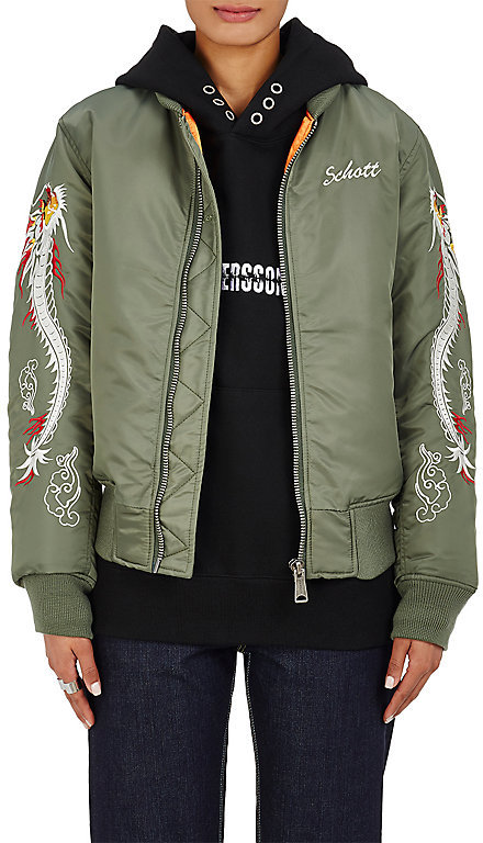Andersson Bell Women's Dragon-Embroidered Bomber Jacket